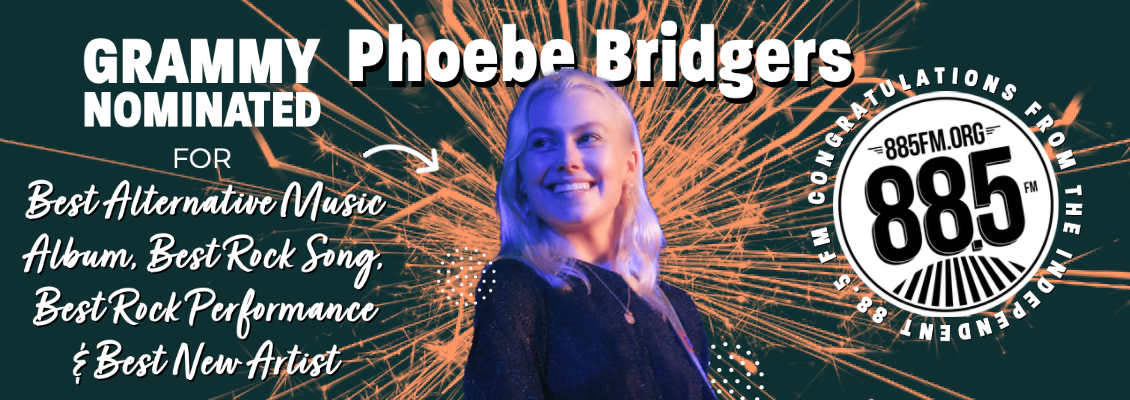 Phoebe Bridgers 2021 GRAMMY Banner
